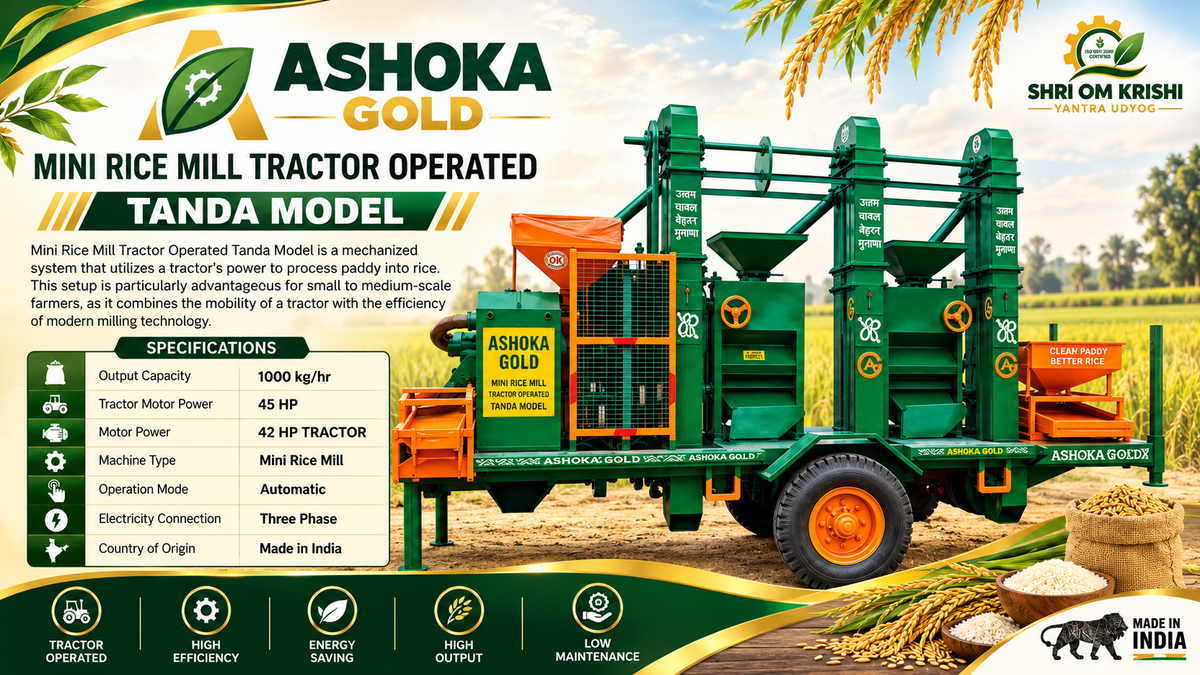 Tractor Rice Mill 3 Lift