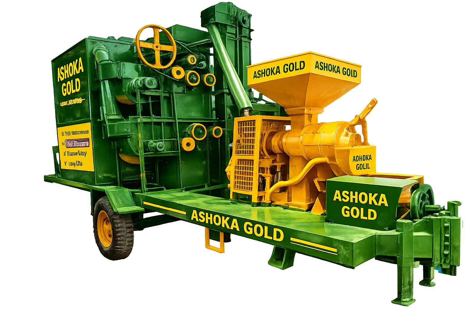 500 Rpm Tractor Operated Rice Mill
