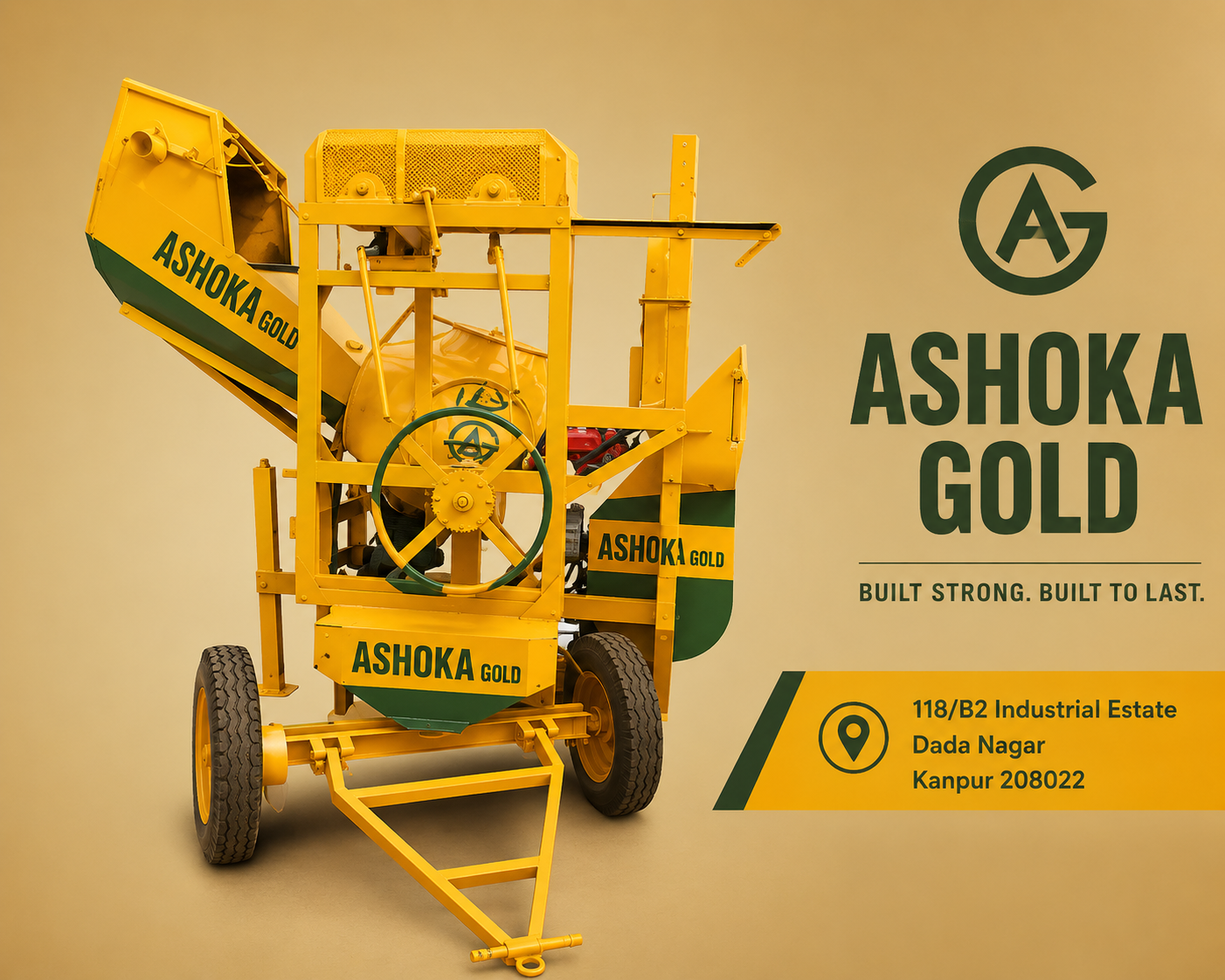 Lift and Hopper Concrete Mixture Machine