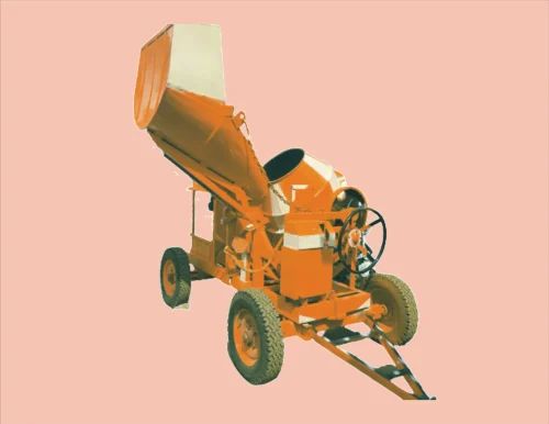 Concrete Mixture Machine With Hopper