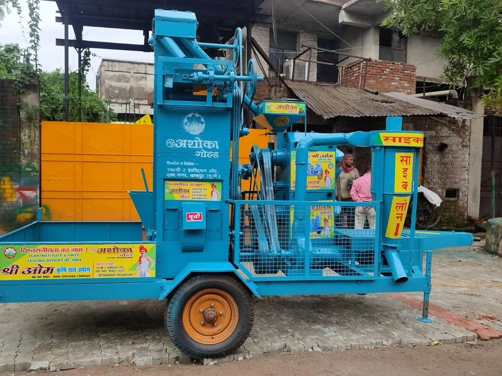 Tractor Operated Half Dala Rice Mill